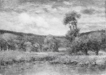  George Oil Painting - Landscape Tonalist George Inness